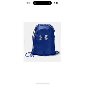 Under Armour Undeniable 2.0 Sackpack Royal Blue Drawstring Backpack New